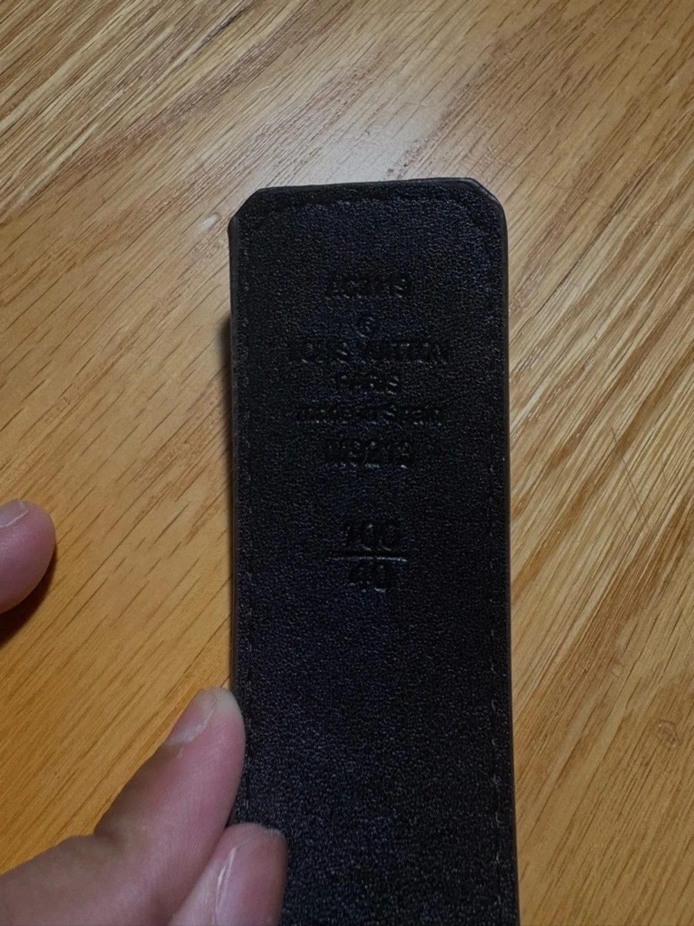Louis Vuitton Monogram Belt with Matte Black LV Buckle - Picture 4 of 4